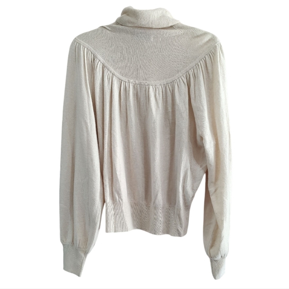 Madewell Cream Turtleneck Sweater Size XL - Picture 2 of 5